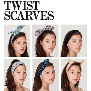 NWT American Apparel Chiffon Twist Scarf